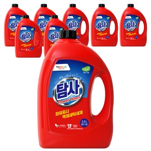 탐사 파워워시 액체세제 본품, 2.5L, 8개