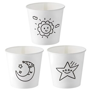 탐사 해달별 종이컵 185ml, 1개, 2000개입