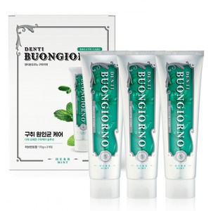 덴티본조르노 구취케어 치약, 170g, 3개
