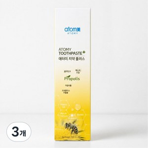 애터미 치약 플러스 프로폴리스 x3, 200g, 3개
