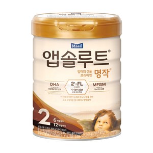 앱솔루트 프리미엄 명작 분유 2단계, 800g, 1개입, 1개