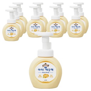 아이깨끗해 핸드워시 순 보송보송 파우더향, 250ml, 10개