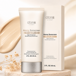 애터미 선크림 베이지 SPF50+ PA+++, 60ml, 1개