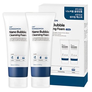 닥터방기원 나노 버블 클렌징 폼, 200ml, 2개