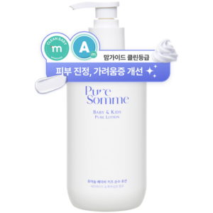 퓨어솜 베이비 키즈 아토 케어 특허성분 민감성 진정 순수 로션, 1개, 360ml